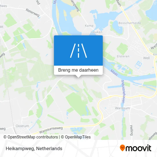 Heikampweg kaart