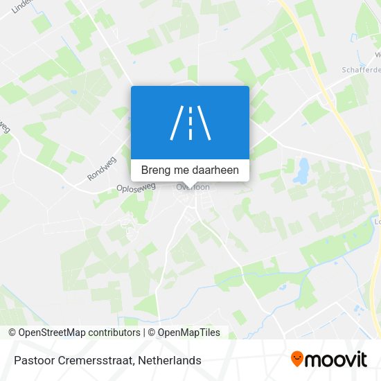 Pastoor Cremersstraat kaart