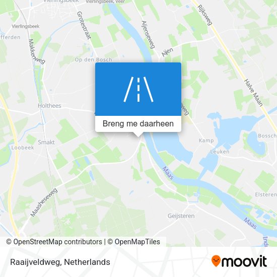 Raaijveldweg kaart