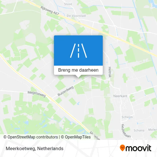Meerkoetweg kaart