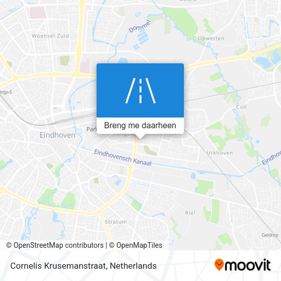 Cornelis Krusemanstraat kaart