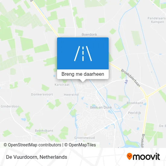 De Vuurdoorn kaart