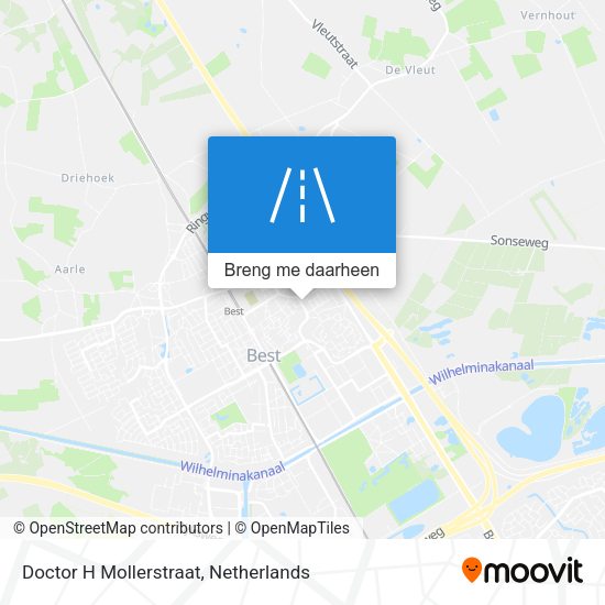 Doctor H Mollerstraat kaart