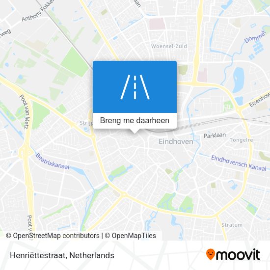 Henriëttestraat kaart