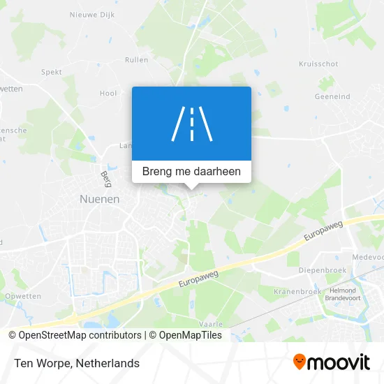 Ten Worpe kaart