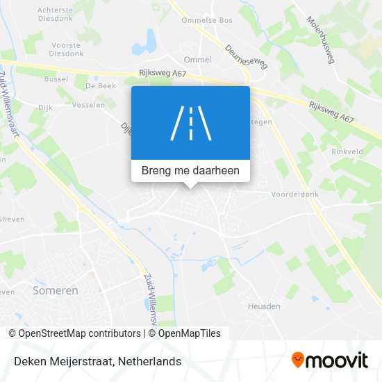 Deken Meijerstraat kaart