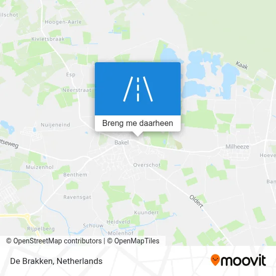 De Brakken kaart