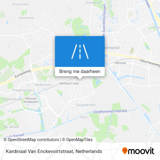 Kardinaal Van Enckevoirtstraat kaart
