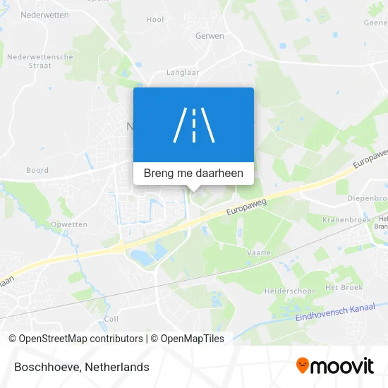 Boschhoeve kaart
