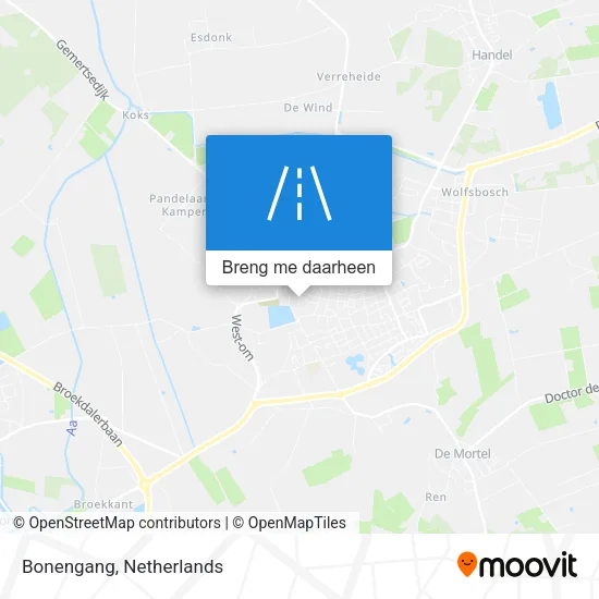Bonengang kaart