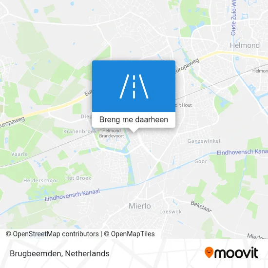 Brugbeemden kaart