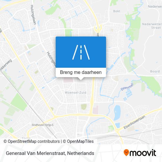 Generaal Van Merlenstraat kaart