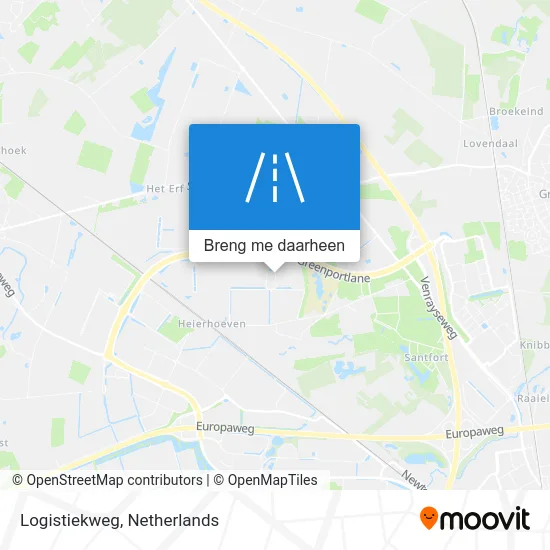 Logistiekweg kaart