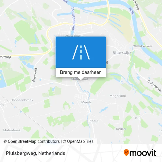 Pluisbergweg kaart