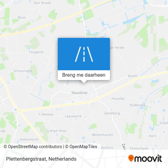 Plettenbergstraat kaart