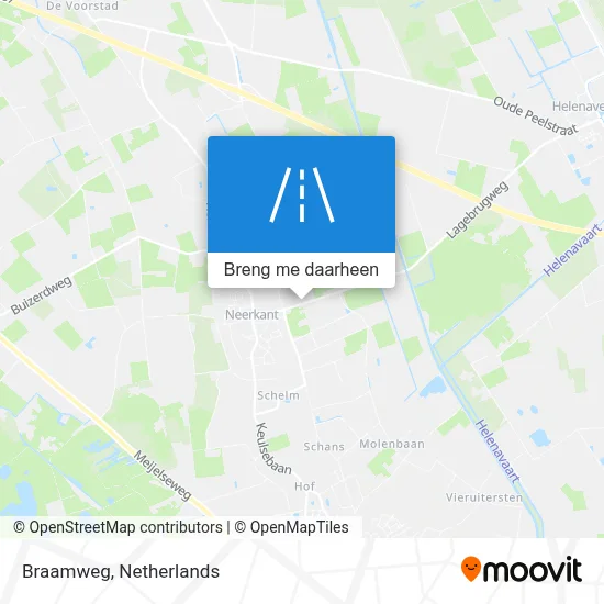 Braamweg kaart