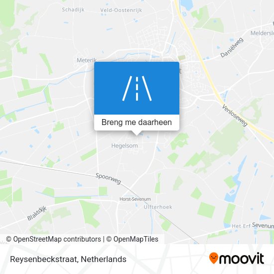 Reysenbeckstraat kaart