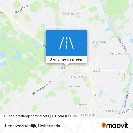 Nederweerterdijk kaart