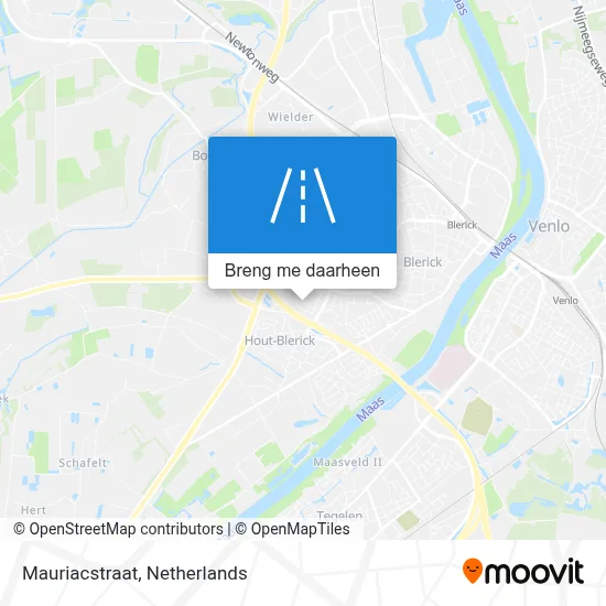 Mauriacstraat kaart