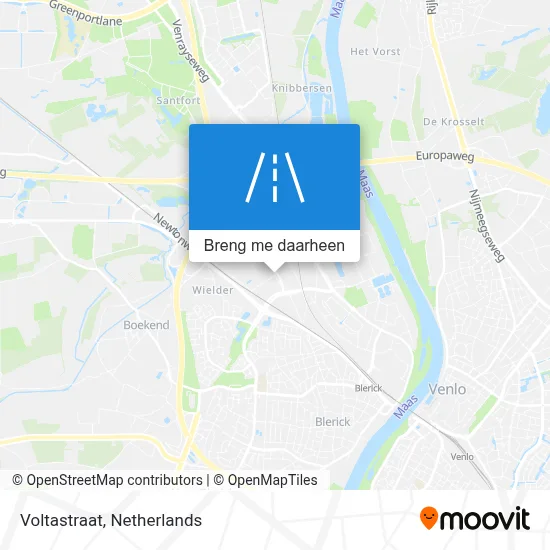 Voltastraat kaart