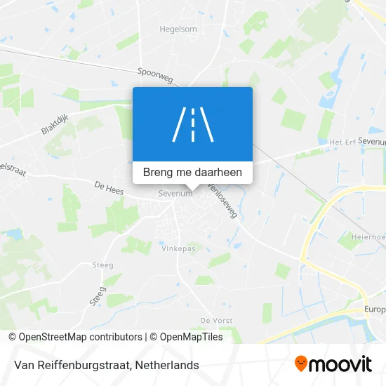 Van Reiffenburgstraat kaart