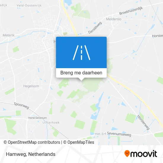 Hamweg kaart