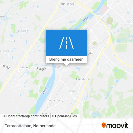 Terracottalaan kaart