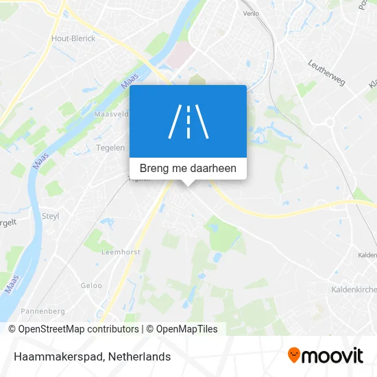 Haammakerspad kaart