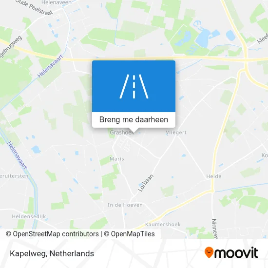 Kapelweg kaart
