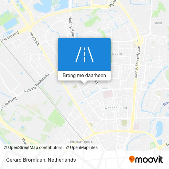 Gerard Bromlaan kaart