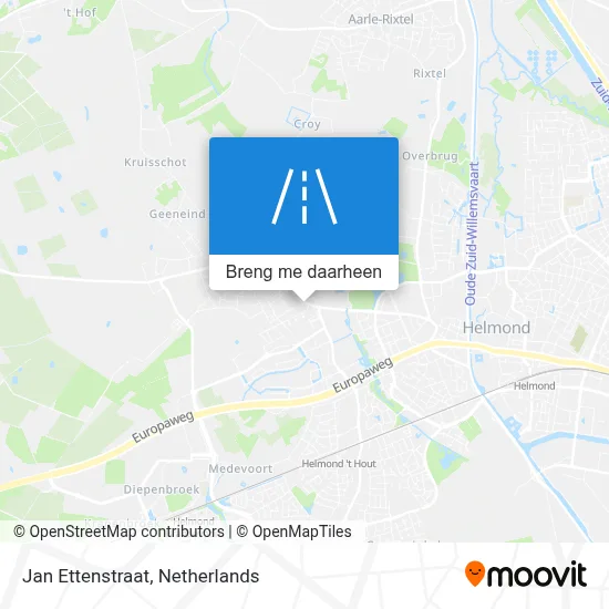 Jan Ettenstraat kaart