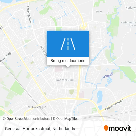 Generaal Horrocksstraat kaart