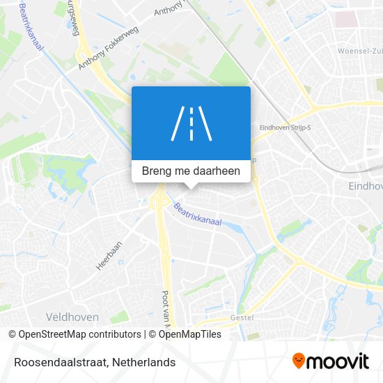 Roosendaalstraat kaart