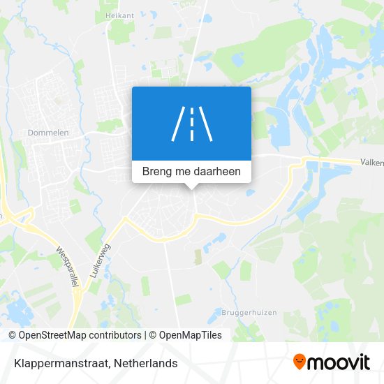 Klappermanstraat kaart