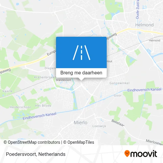 Poedersvoort kaart