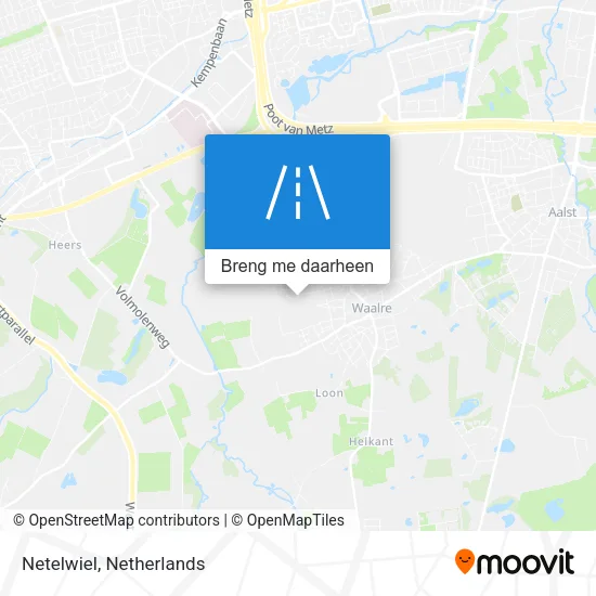 Netelwiel kaart