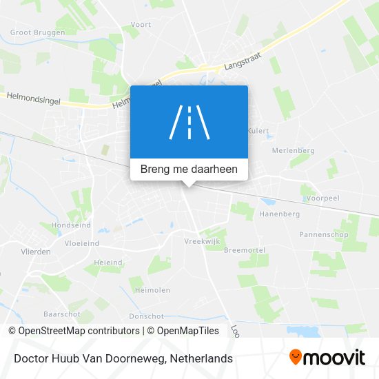 Doctor Huub Van Doorneweg kaart