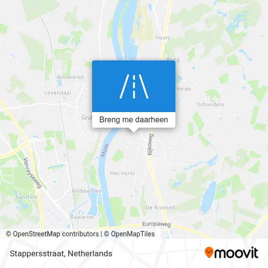 Stappersstraat kaart