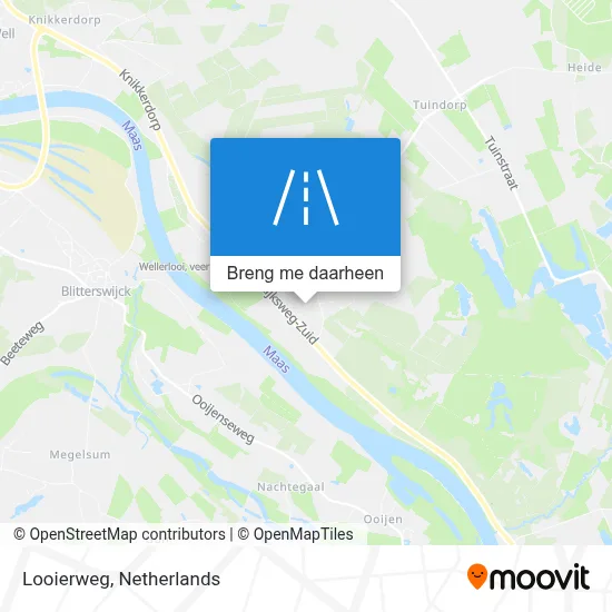 Looierweg kaart
