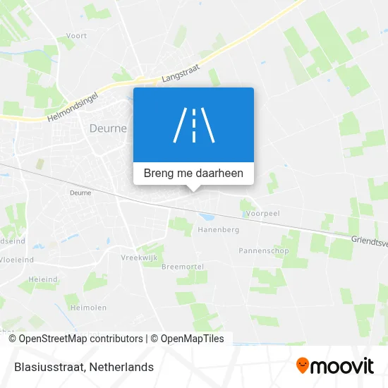Blasiusstraat kaart