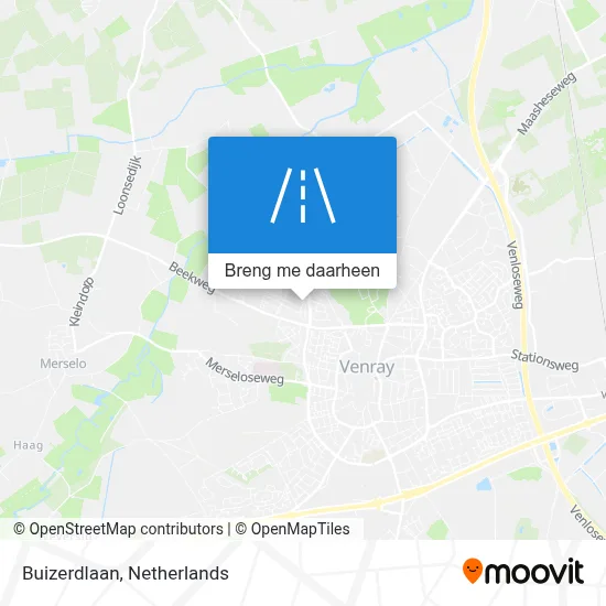Buizerdlaan kaart