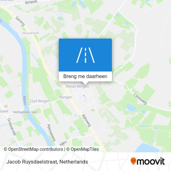 Jacob Ruysdaelstraat kaart