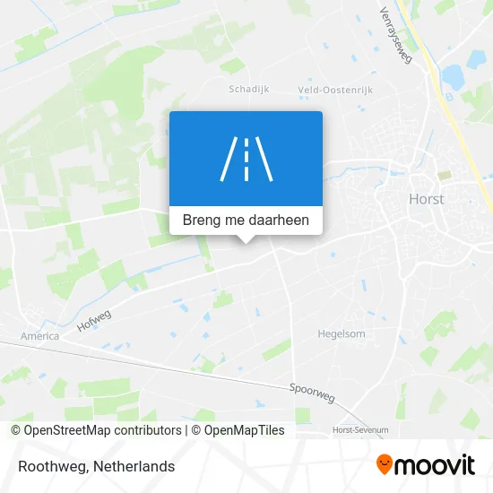 Roothweg kaart