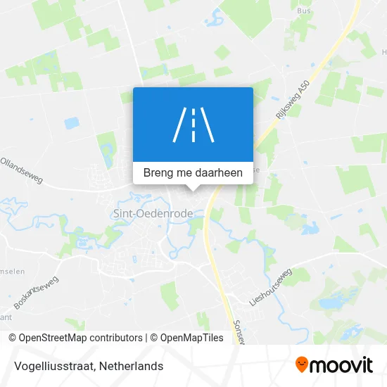 Vogelliusstraat kaart