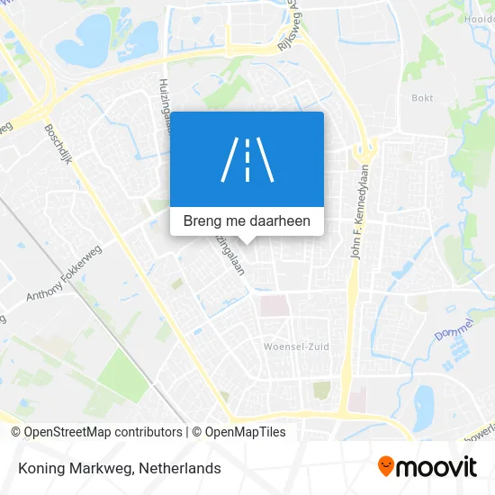 Koning Markweg kaart