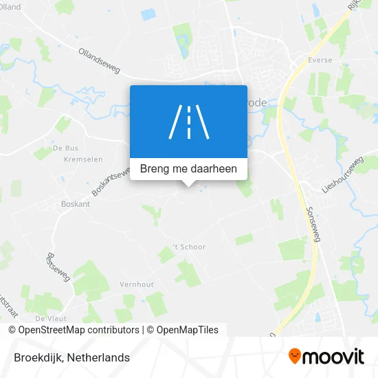 Broekdijk kaart