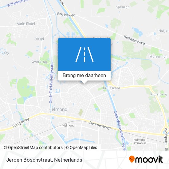 Jeroen Boschstraat kaart