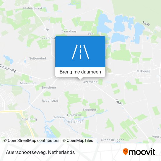 Auerschootseweg kaart