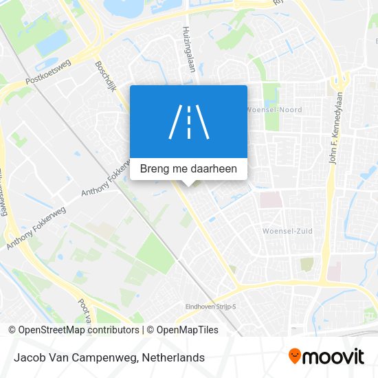 Jacob Van Campenweg kaart