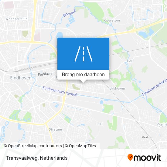 Transvaalweg kaart